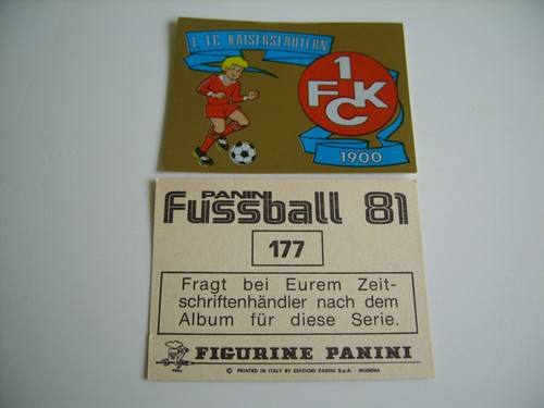Panini fussball wappen 1 - 81,,