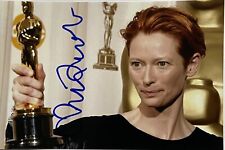 Tilda Swinton signiert Hollywood Oscar Foto  Unterschrift Autogramm signed