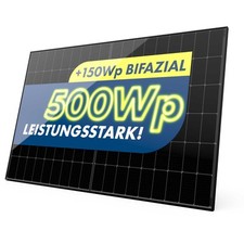 Solarmodul 500W Bifazial 2x2mm