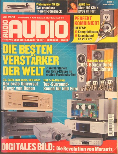 Audio juli 2003 thorens - juli, td800