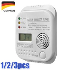 CO Melder Kohlenmonoxid Melder Gasmelder Warnmelder Kohlenmonoxidmelder LCD NEU