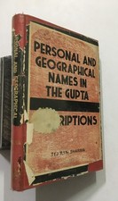 Sharma, Tej RAM: Personal And Geographical Namen Im Gupta Inscriptions. 1978