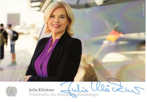 Julia klöckner autogramm - julia,