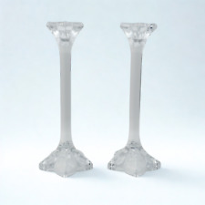 Vintage Kristallglas Kerzenhalter Kerzenleuchter Bleikristall 1960er Jahre