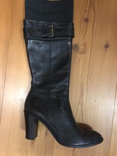 Damen Leder Stiefel Gr:38