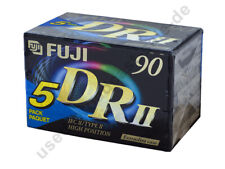 Fuji DR-II 90 5P D, 5er Pack, Compact Cassette, NEU!