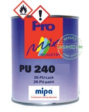 Mipa 2K Lack im RAL Wunschfarbton SEIDENMATT 1kg Dose (ohne Härter/Verdünnung)