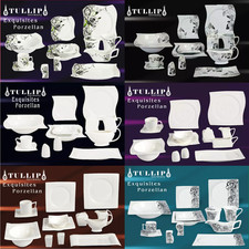 Geschirr 86 tlg Tafelservice Kaffeeservice Porzellan Geschrirset 12 Personen