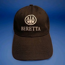 Basecap: "BERETTA" Schwarz! 100 % Baumwolle, verstellbar, Neu!