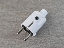 ABL PVC Schuko Stecker ABL bis 3x1,5mm² Stecker Schuko ABL PVC weiß