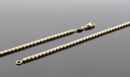Necklace 333 yellow gold - necklace, 333/-