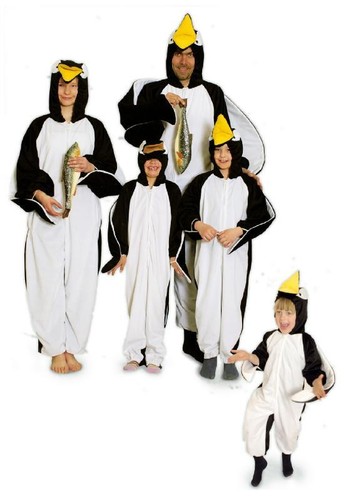 Pinguin kostüm overall - pinguin,