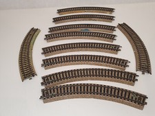 10x Märklin M-Gleise Gebogen