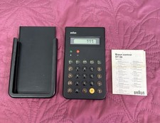 Braun Control ET 66 Calculator Taschenrechner voll  funktionsfähig Batterie neu