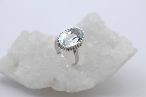 Prachtvoller aquamarin ring - prachtvoller,