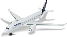 Majorette 212057980Q02 Airbus 350 Lufthansa, Spielzeugflugzeug, Originaldesign, 