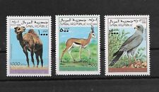 SOMALIA 1999 SATZ MIT EINEM DROMEDAR, ANTILOPE, RAUBVOGEL