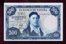 Spanien 500 pesetas banknote - spanien,