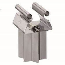 Zimtsternausstecher Zimtstern Klipp-Klapp Edelstahl stabiler Griff Feder ø 5 H10