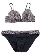 JETTE Bikini Damen 38C Mehrfarbig Modern Geometrisch