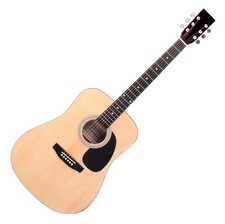 B-WARE DREADNOUGHT WESTERNGITARRE STAHLSAITEN AKUSTIK GITARRE EINSTEIGERGITARRE
