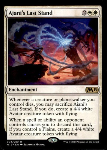 Mtg ajani last stand m19 - stand, #