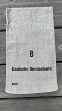 Original Bundesbank Geldsack /Münzensack (Natürlich Leer) Z.B. Als Geschenk!