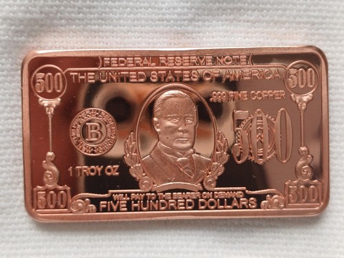 999 kupfer 500 dollar - 1,