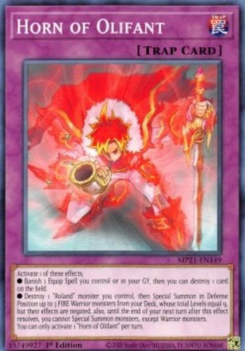 Yugioh horn olifant - of,