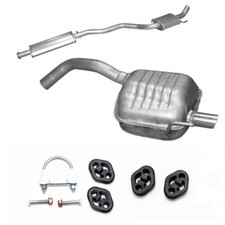 Mittel + Endschalldämpfer