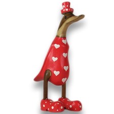 Holz ente lauf - lauf, gartendeko