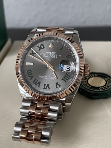 Rolex datejust everose rose - datejust, 36