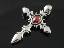 925 Silber  Kreuz Anhänger 35