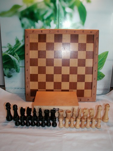 Schachspiel mit figuren und - schachspiel,