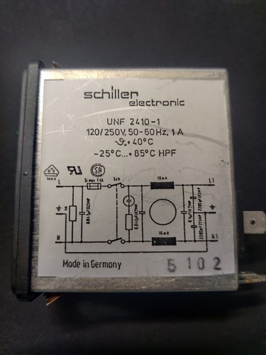 Netzfilter mit - 1,