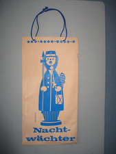 Original DDR PVC Plastik Tragetasche Räuchermann aus dem Erzgebirge