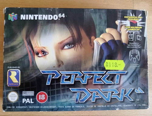 Perfect dark nintendo 64 - nintendo,