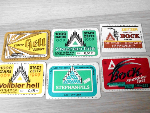 Bieretiketten ddr aus - 6,