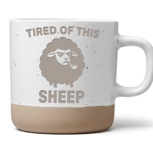 Schaf tasse tired this - schaf,