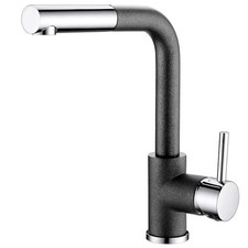 Armatur Modus Einhandhebelmischer  mit ausziehbarem Brauseauslauf 2383 schwarz