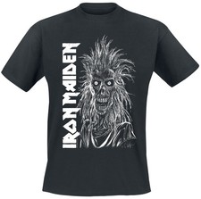 Iron Maiden T-Shirt Herren Eponymous Vertical Logo schwarz