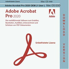 Adobe acrobat pro 2020 - acrobat, oem