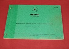 Ersatzteilliste Mercedes Unimog Diesel Motor OM 314 Unimog 403, 406, 413, 416 