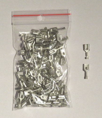 Flachsteckhülsen 3x0 8mm - flachsteckhülsen, 6,3x0,8mm