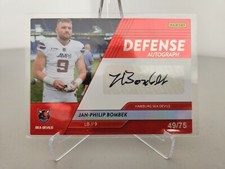 Panini ELF Hamburg Sea Devils Jan-Philip Bombek Autogramm /75