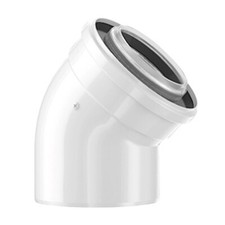 Buderus 45° Doppelrohrbogen