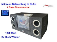 Audiopipe 2x 30er Subwoofer