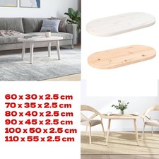 Tischplatte Oval Holzplatte