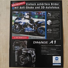 Minolta Dimage A1 Kamera 2003 Vintage Werbung Anzeige Werbeanzeige Advert Ad Adv