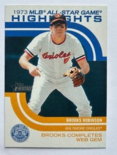 2022 Topps Heritage High Number, Brooks Robinson All Star Game Highlight#ASGH-11